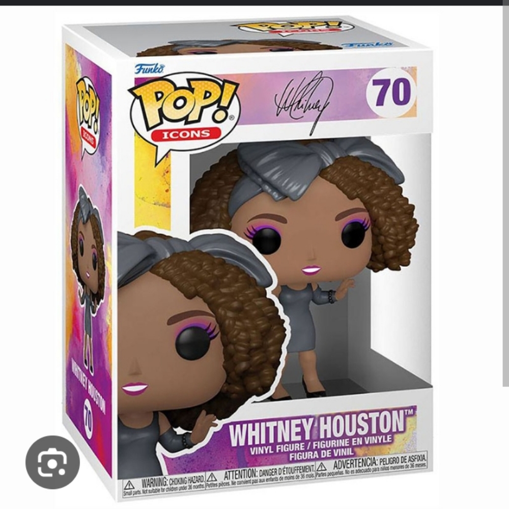 FUNKO POP Whitney Houston #70 - "How Will I Know?" #1 Hit Single - 80's/90's